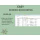 Easy Business Bookkeeping Spreadsheet Income Expense Tracker