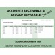 Accounts Receivable Accounts Payable Tracker | Automatic Open Invoices | Automatic Printable Aging Reports | Google Sheets