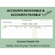 Accounts Receivable Accounts Payable Tracker | Automatic Open Invoices | Automatic Printable Aging Reports | Google Sheets