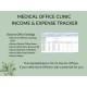 Medical Office Clinic Doctor Office Income Expense Tracking spreadsheet