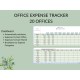 20 Offices Expense Bills Tracker Bill Payment Tracking by Month, Office, Due Date, Date Paid, Amount Paid, Vendors Cost Centers