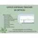 20 Offices Expense Bills Tracker Bill Payment Tracking by Month, Office, Due Date, Date Paid, Amount Paid, Vendors Cost Centers