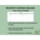 Property Flipping Tracker House Flip Template Cost & Profit Analysis Budgeting Scope of Work Google Sheets Excel Spreadsheet