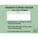 Property Flipping Tracker House Flip Template Cost & Profit Analysis Budgeting Scope of Work Google Sheets Excel Spreadsheet