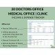 20 Doctors Office Medical Devices Clinic Income Expense Tracker Spreadsheet Template Sales Fees Commission Google Sheets Excel