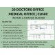 20 Doctors Office Medical Devices Clinic Income Expense Tracker Spreadsheet Template Sales Fees Commission Google Sheets Excel