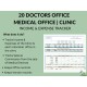 20 Doctors Office Medical Devices Clinic Income Expense Tracker Spreadsheet Template Sales Fees Commission Google Sheets Excel