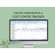 60 Commercial Properties Expense Tracker Multiple Office Spreadsheet Cost Center Tracking Rent CAM Taxes