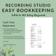 Sound Recording Studio Easy Bookkeeping Business Spreadsheet Income Expense Profit Loss Excel Google Sheets