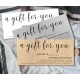 Gift Certificate Template Completely Customized for you Elegant Minimalist gift card Small Business Artisan Boutique Salon Store