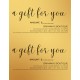 Gift Certificate Template Completely Customized for you Elegant Minimalist gift card Small Business Artisan Boutique Salon Store