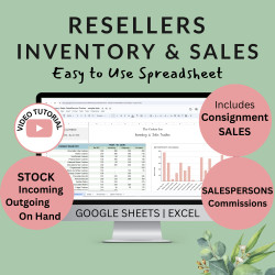 Resellers Easy Inventory Sales Purchases Tracking | Salesperson Commission | Incoming Outgoing Stock Consignments