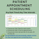 Patient Appointment Scheduling Template Clinic Medical Office - Any time intervals Appointment Status Google Sheets Excel