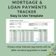 Mortgage Loan Payment Spreadsheet Monthly Principal Interest Balance | Extra Payments | Interest & Time Saved