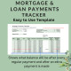 Mortgage Loan Payment Spreadsheet Monthly Principal Interest Balance | Extra Payments | Interest & Time Saved