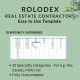 Rolodex for Real Estate Contractors, Realtors, Landlords, Property Flippers, Property Managers, Construction Managers