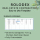 Rolodex for Real Estate Contractors, Realtors, Landlords, Property Flippers, Property Managers, Construction Managers