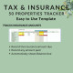 Taxes Insurance Due Date Amount Balance Due Printable Rent Roll Rental Properties Landlords Property Managers