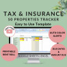 Taxes Insurance Due Date Amount Balance Due Printable Rent Roll Rental Properties Landlords Property Managers