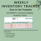 Weekly Inventory Tracker Purchases Consumed Wastage Stock-in-hand Restaurants Makers Sellers Resellers Excel Google Sheets