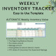 Weekly Inventory Tracker Purchases Consumed Wastage Stock-in-hand Restaurants Makers Sellers Resellers Excel Google Sheets