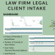 Client Intake Spreadsheet for Law Firms – Track Leads, Consultations, Payments & Case Details in Excel Google Sheets