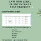 Client Intake Spreadsheet for Law Firms – Track Leads, Consultations, Payments & Case Details in Excel Google Sheets