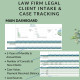 Client Intake Spreadsheet for Law Firms – Track Leads, Consultations, Payments & Case Details in Excel Google Sheets