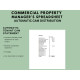 Commercial Property Management Spreadsheet with Automatic CAM Distribution, Excel & Google Sheets