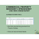 Commercial Property Management Spreadsheet with Automatic CAM Distribution, Excel & Google Sheets