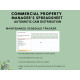Commercial Property Management Spreadsheet with Automatic CAM Distribution, Excel & Google Sheets
