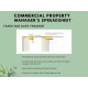 Commercial Property Management Spreadsheet with Automatic CAM Distribution, Excel & Google Sheets