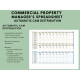 Commercial Property Management Spreadsheet with Automatic CAM Distribution, Excel & Google Sheets