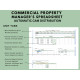 Commercial Property Management Spreadsheet with Automatic CAM Distribution, Excel & Google Sheets