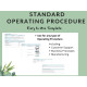 Standard Operating Procedure Template SOP | Company Task Documentation | Business Process Checklist | Excel Google Sheets