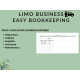 Limo Business Spreadsheet for Excel & Google Sheets | 20 Car Fleet | Dispatch Income & Expense Tracker | Profit & Loss Statement