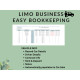 Limo Business Spreadsheet for Excel & Google Sheets | 20 Car Fleet | Dispatch Income & Expense Tracker | Profit & Loss Statement