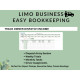 Limo Business Spreadsheet for Excel & Google Sheets | 20 Car Fleet | Dispatch Income & Expense Tracker | Profit & Loss Statement