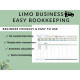 Limo Business Spreadsheet for Excel & Google Sheets | 20 Car Fleet | Dispatch Income & Expense Tracker | Profit & Loss Statement
