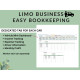 Limo Business Spreadsheet for Excel & Google Sheets | 20 Car Fleet | Dispatch Income & Expense Tracker | Profit & Loss Statement