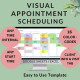 Patient Appointment Scheduling Template Clinic Medical Office - Any time intervals Appointment Status Google Sheets Excel