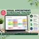 Patient Appointment Scheduling Template Clinic Medical Office - Any time intervals Appointment Status Google Sheets Excel