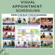 Patient Appointment Scheduling Template Clinic Medical Office - Any time intervals Appointment Status Google Sheets Excel