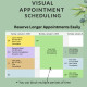 Patient Appointment Scheduling Template Clinic Medical Office - Any time intervals Appointment Status Google Sheets Excel