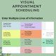 Patient Appointment Scheduling Template Clinic Medical Office - Any time intervals Appointment Status Google Sheets Excel