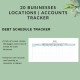 Multi-Business Accounting Spreadsheet: Income & Expense Tracker (Excel, Google Sheets) | 20 Businesses, Locations, Accounts