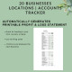 Multi-Business Accounting Spreadsheet: Income & Expense Tracker (Excel, Google Sheets) | 20 Businesses, Locations, Accounts